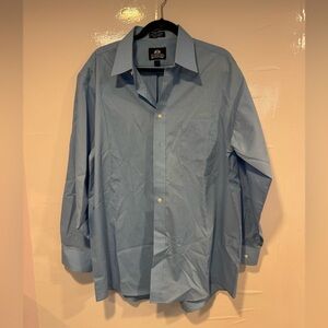 Blue‎ linen Stanford button down shirt